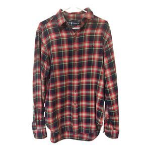 Ralph Lauren Classic Fit Men’s Plaid Cotton Flannel button down Shirt M